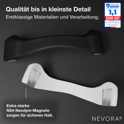 Nevora® Magnetische Nasenstreifen (Schwarz)
